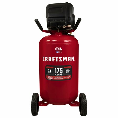 CRAFTSMAN 33-Gallon Portable 175 Psi Vertical Air Compressor CMXECXM331.COM